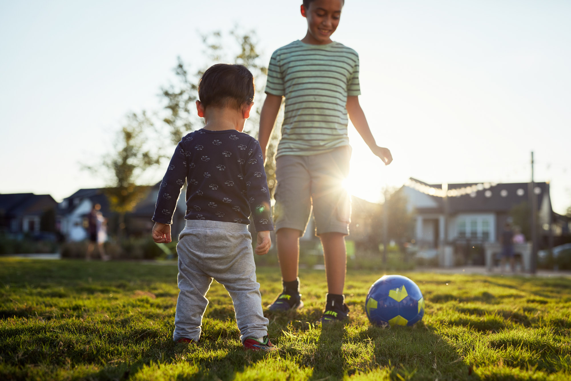 Brothers Play Soccer| Lifestyle Photography