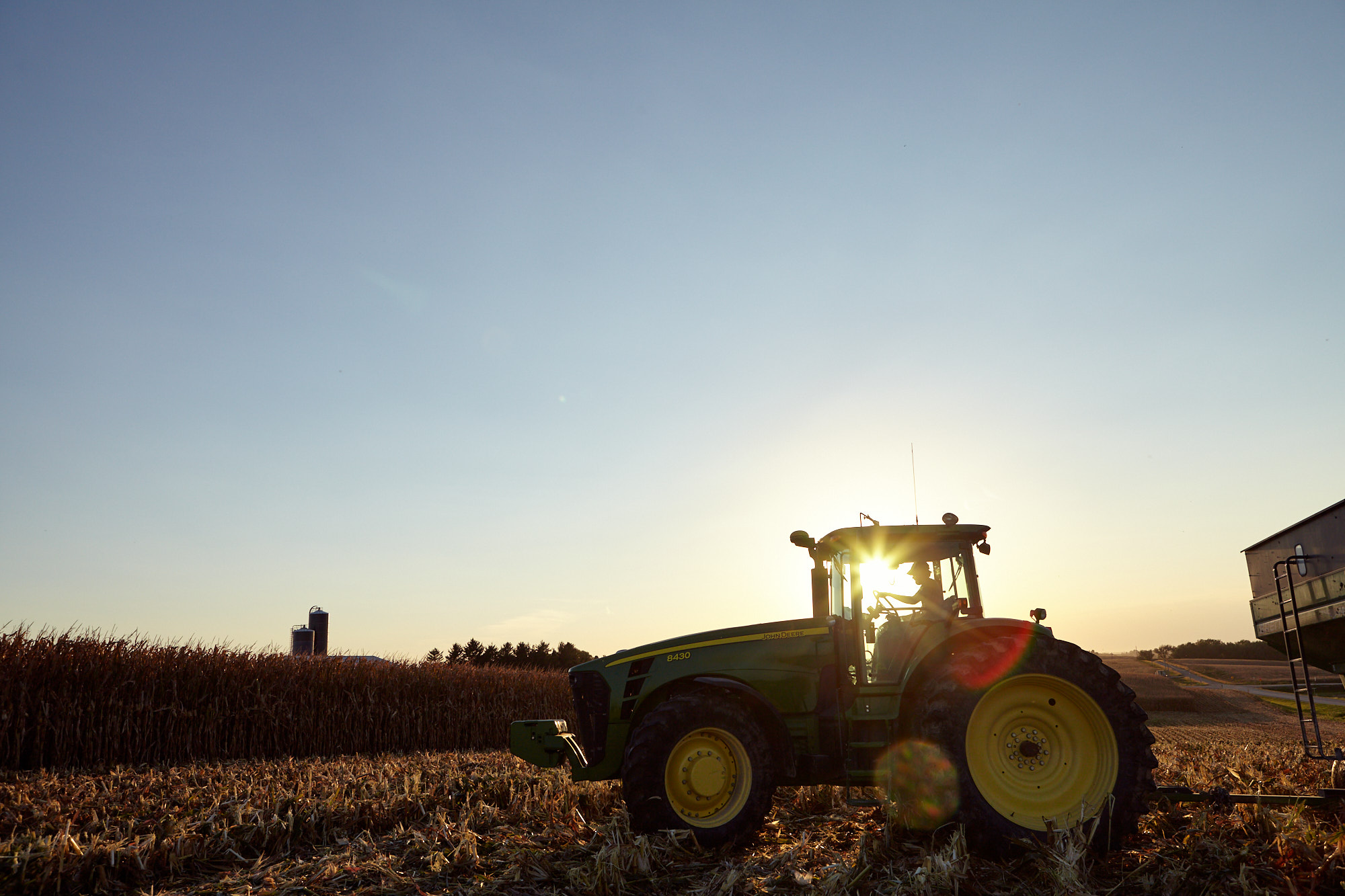 Tractor and Sunset | Agriculture Lifestyle Photography