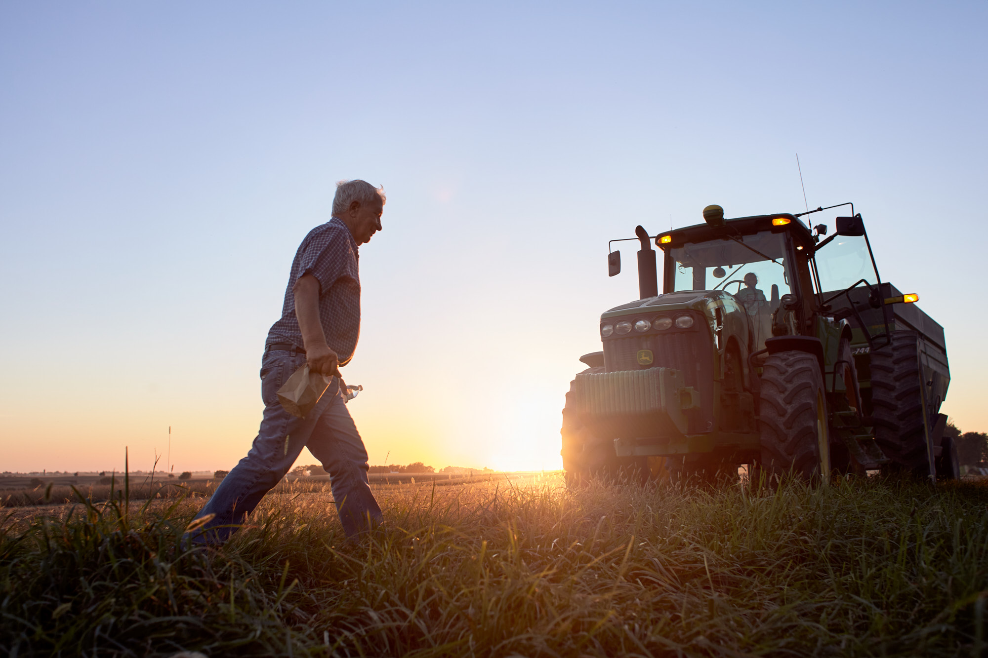 Farmer at Sunrise | Agriculture Lifestyle Photography