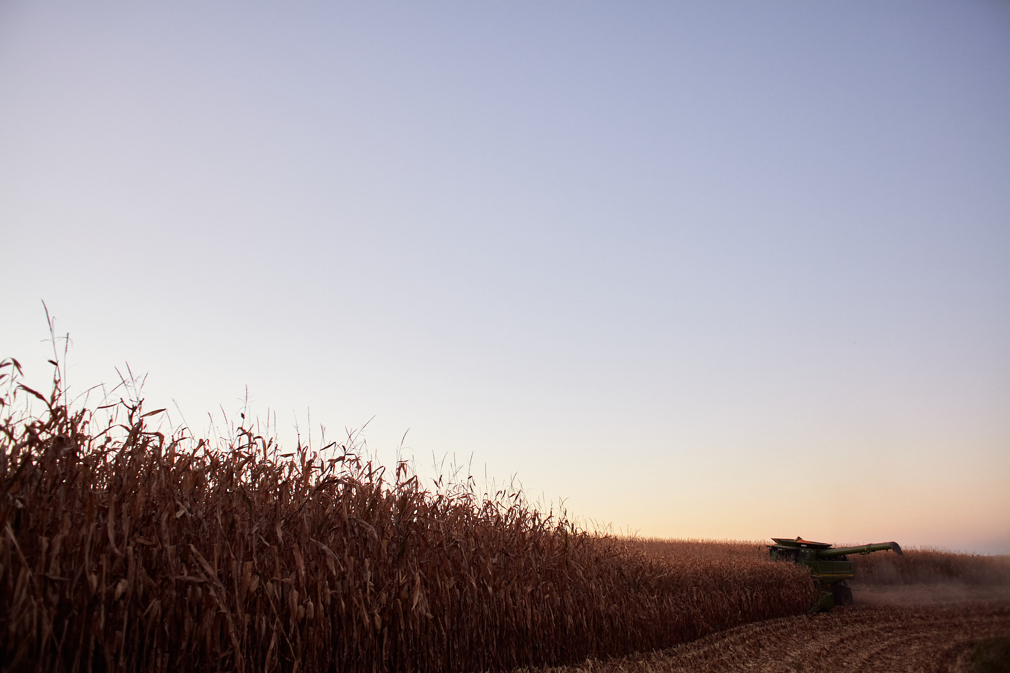 Harvest at Dusk | Agriculture Lifestyle Photography