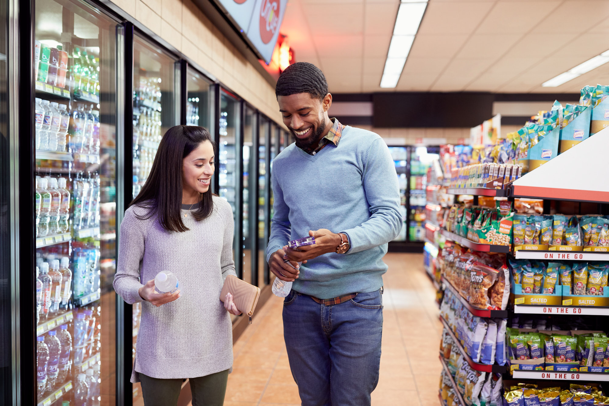 Couple in Convenience Store | Brand Lifestyle Photography