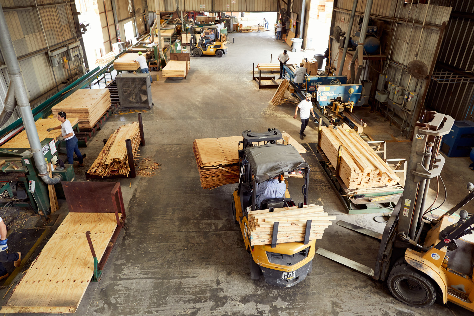 Busy Lumberyard | Industrial Photography